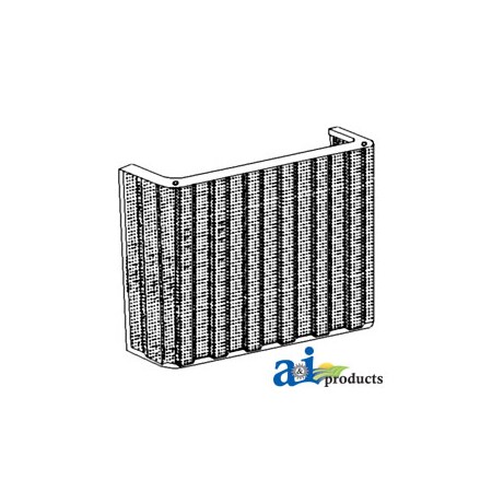 A & I Products Grille, Front (w/o Lamp Holes) 20" x15" x4" A-E0NN8200AA98M